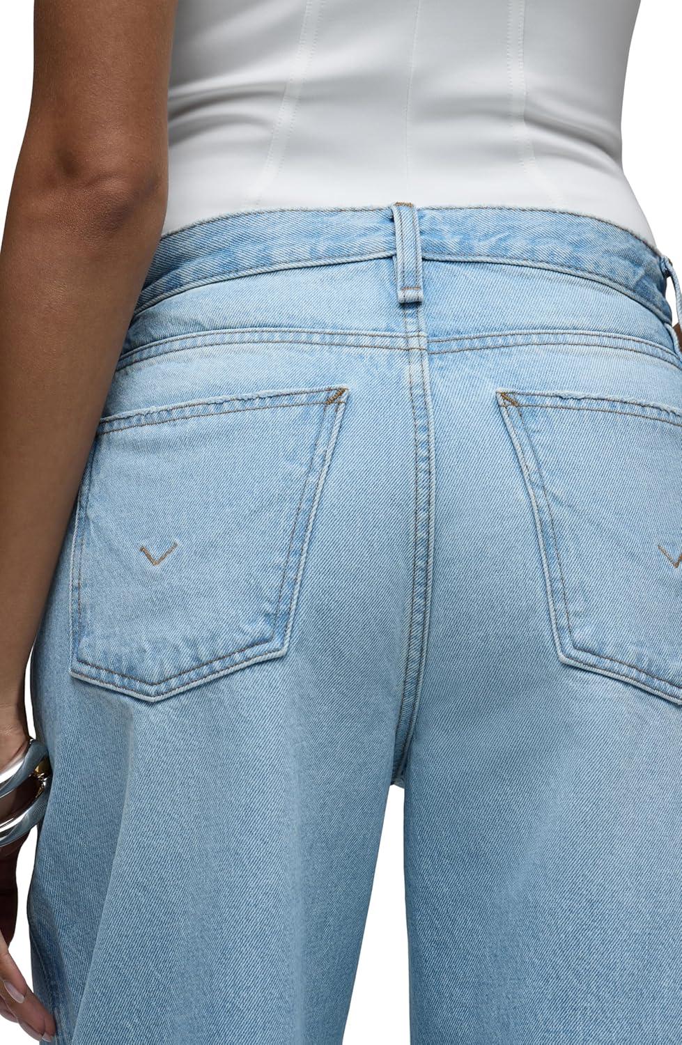 imageHUDSON Womens Bailey Relaxed Barrel JeanFighter