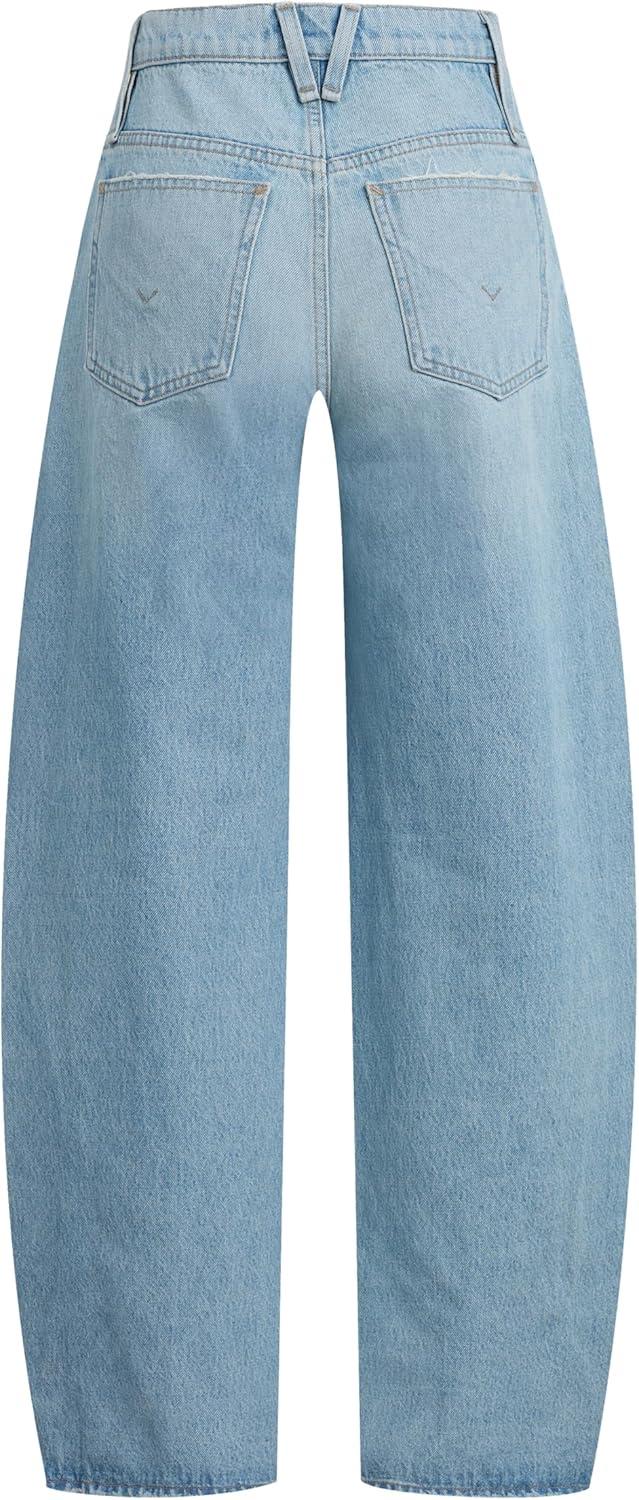 imageHUDSON Womens Bailey Relaxed Barrel JeanFighter