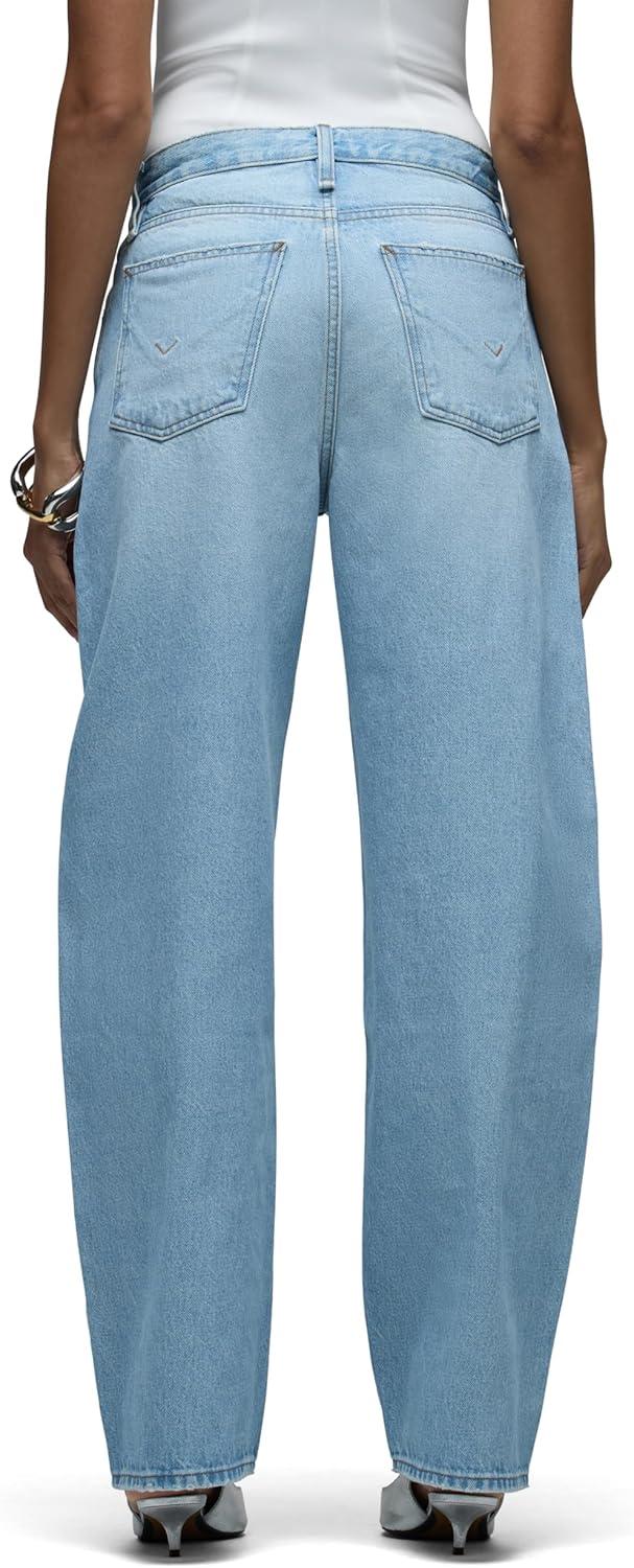 imageHUDSON Womens Bailey Relaxed Barrel JeanFighter