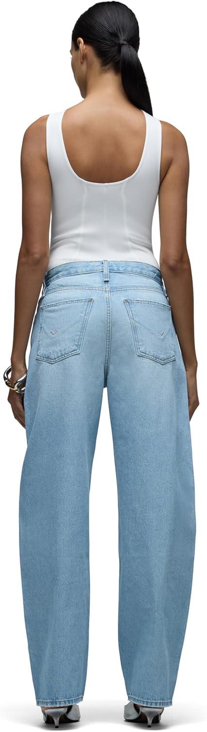 imageHUDSON Womens Bailey Relaxed Barrel JeanFighter