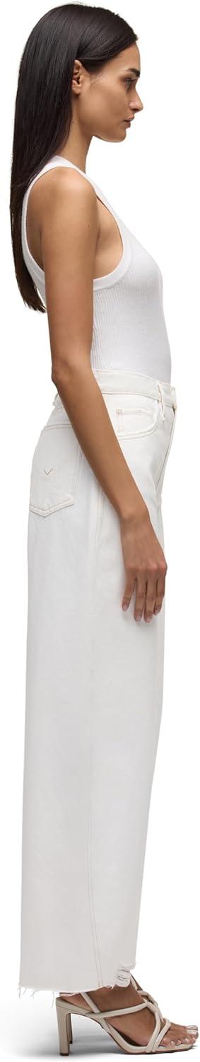 imageHUDSON Womens Bailey Relaxed Barrel JeanWhite