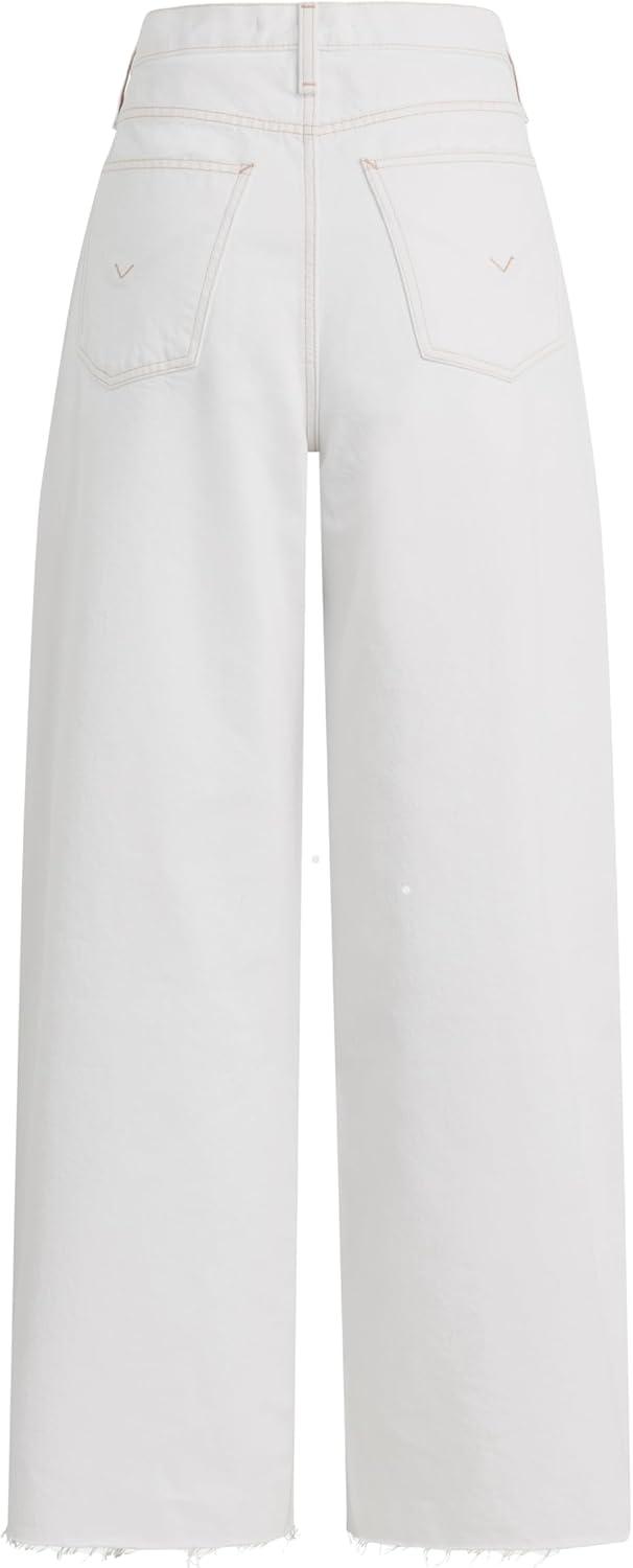 imageHUDSON Womens Bailey Relaxed Barrel JeanWhite