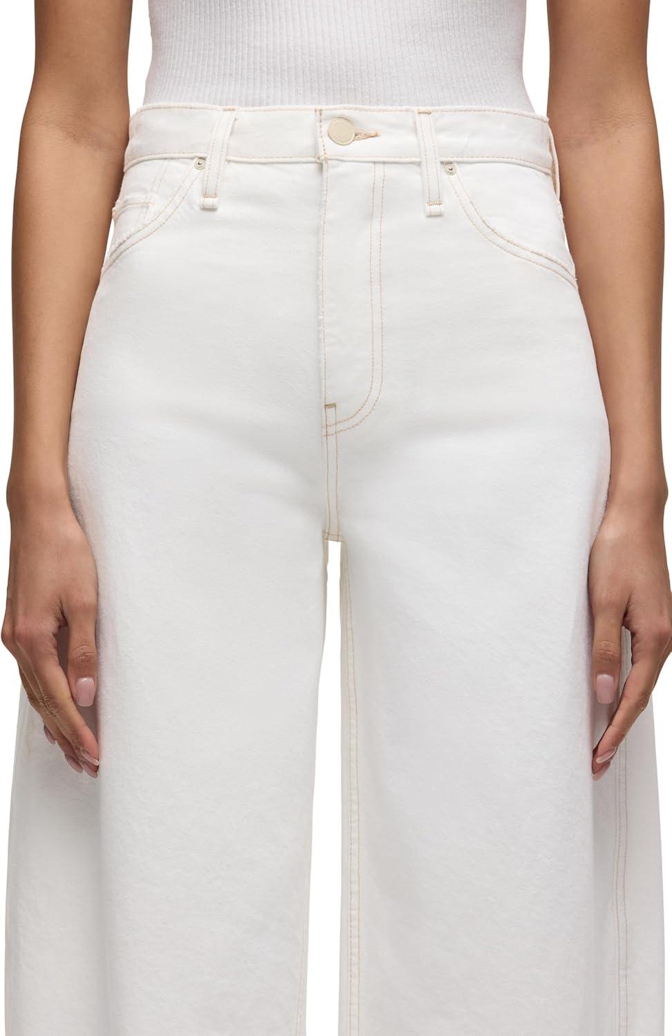 imageHUDSON Womens Bailey Relaxed Barrel JeanWhite