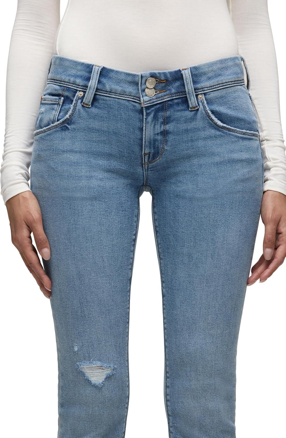 imageHUDSON Womens Beth Mid Rise Baby Bootcut Jean with Back Flap PocketsAcorn