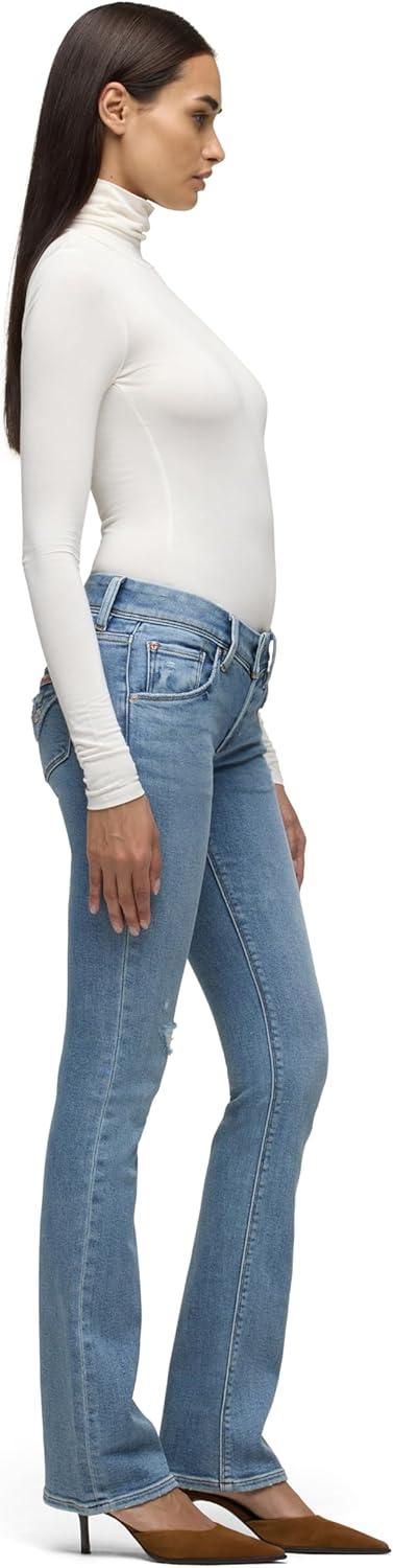 imageHUDSON Womens Beth Mid Rise Baby Bootcut Jean with Back Flap PocketsAcorn