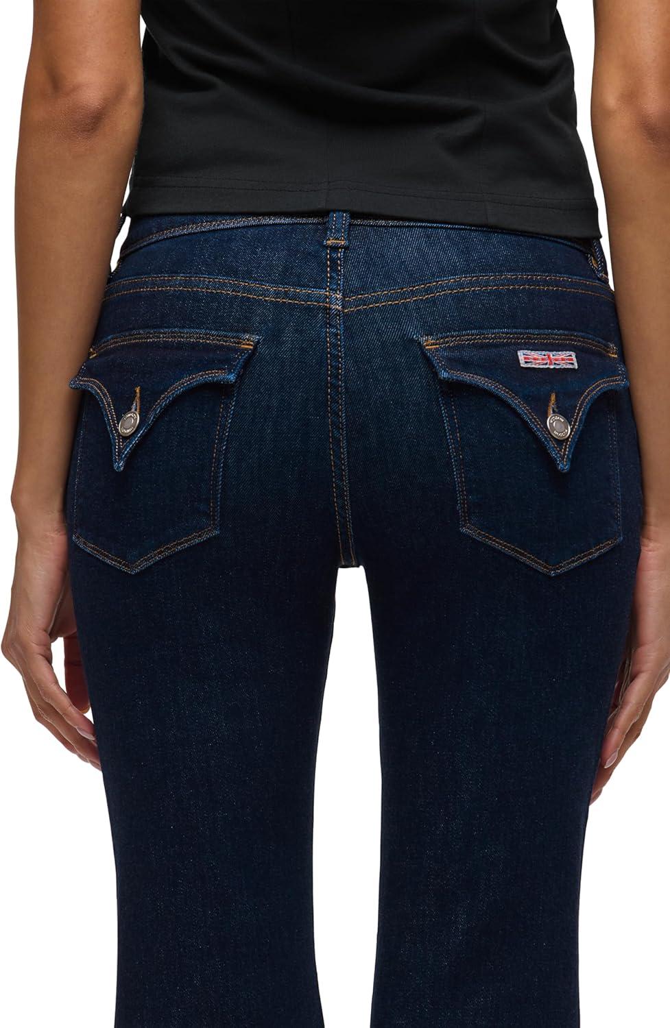 imageHUDSON Womens Dana HighRise Flare Leg JeanRinse