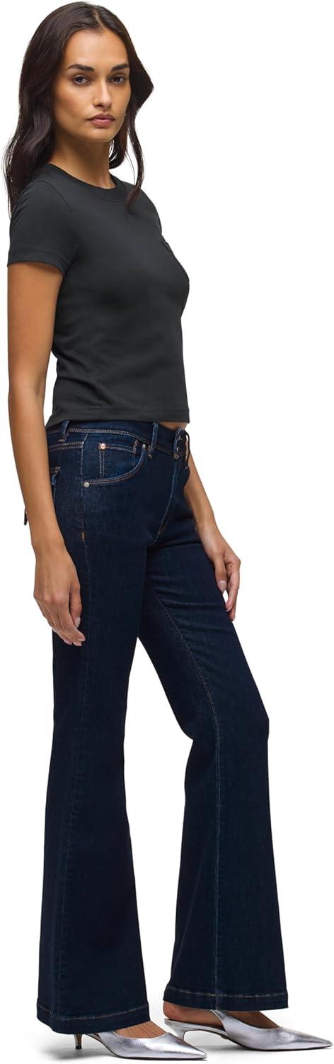 imageHUDSON Womens Dana HighRise Flare Leg JeanRinse