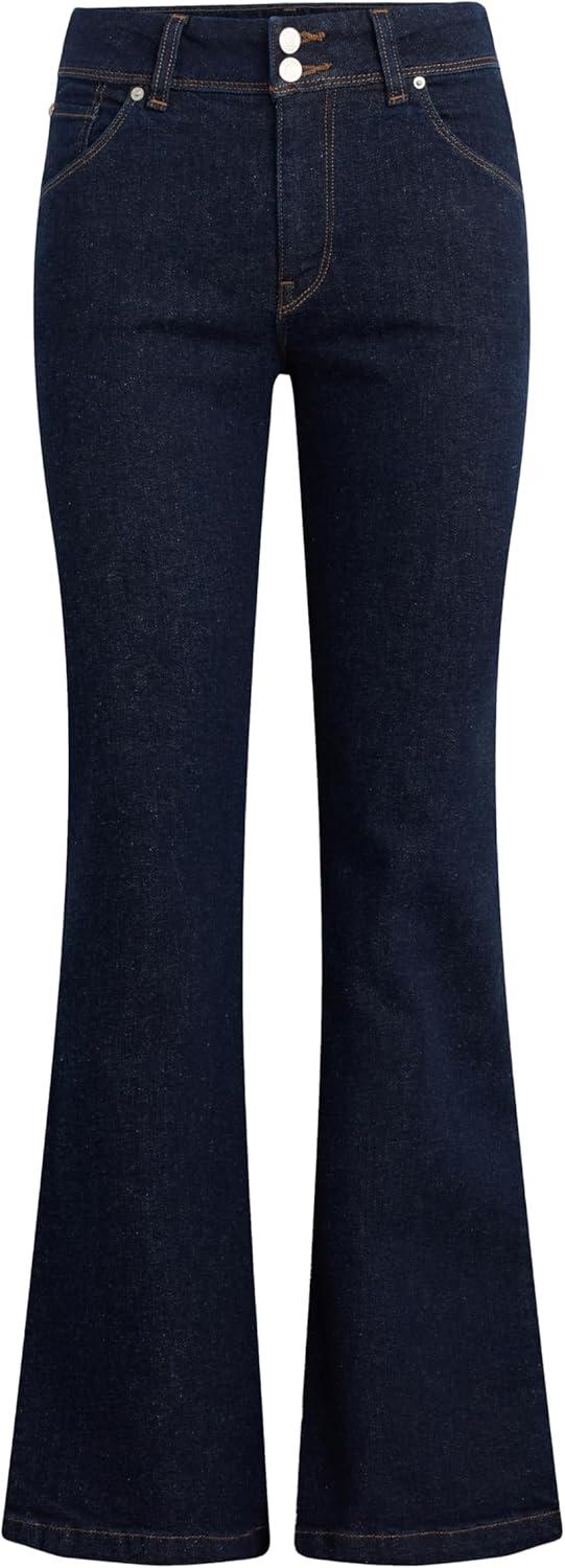 imageHUDSON Womens Dana HighRise Flare Leg JeanRinse