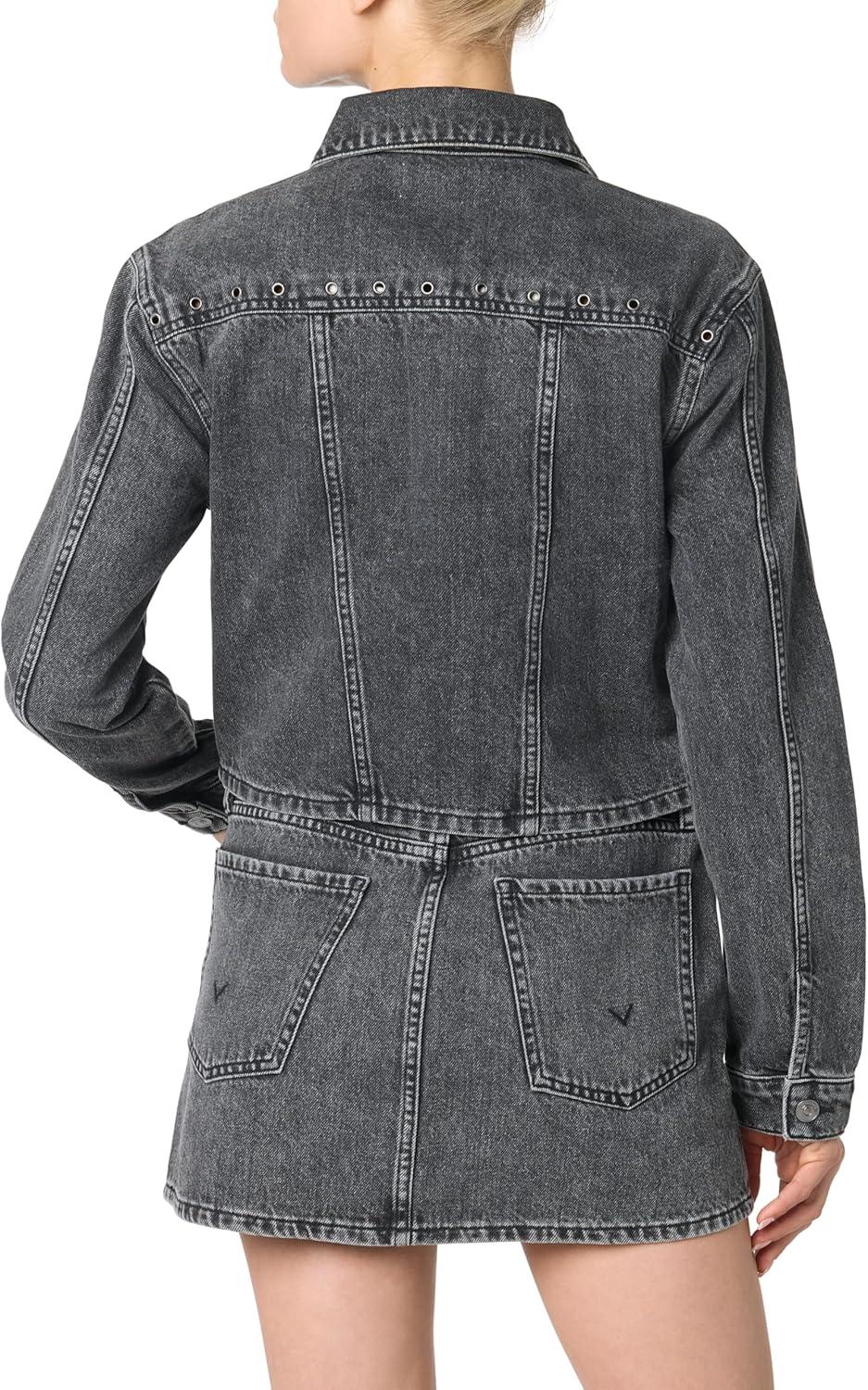 imageHUDSON womens Micro Cropped JacketMorrison