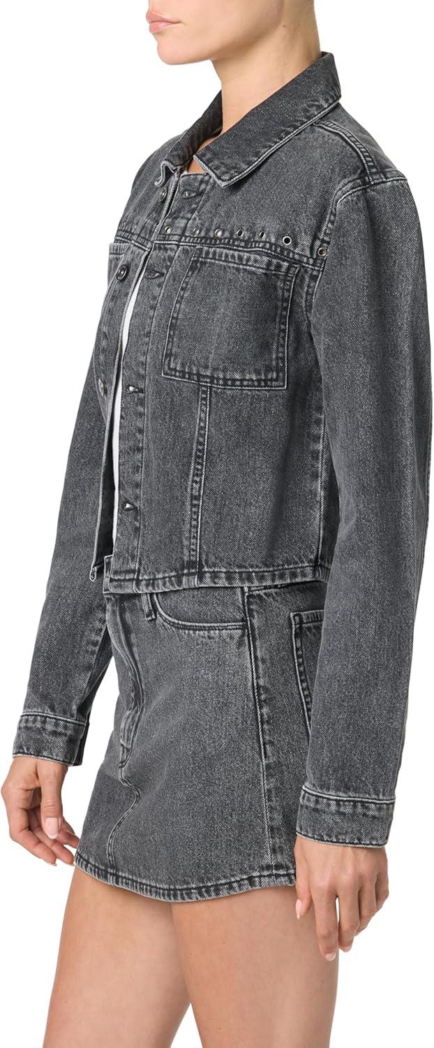 imageHUDSON womens Micro Cropped JacketMorrison