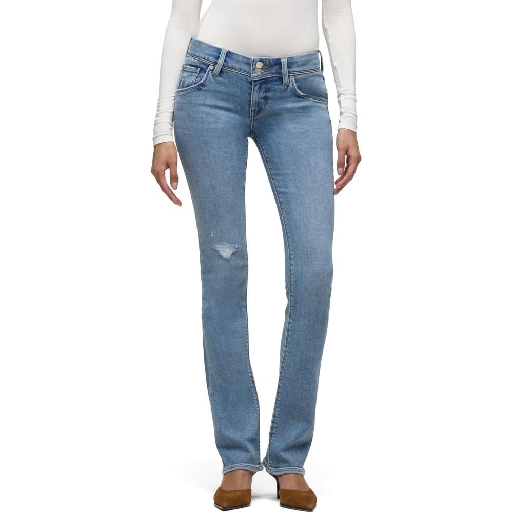 imageHUDSON Womens Beth Mid Rise Baby Bootcut Jean with Back Flap PocketsAcorn