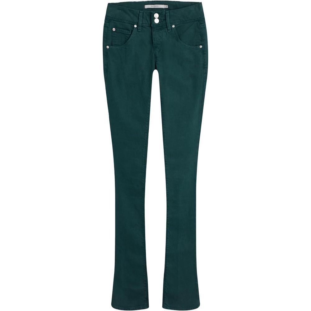 imageHUDSON Womens Beth Mid Rise Baby Bootcut Jean with Back Flap PocketsDarkest Spruce