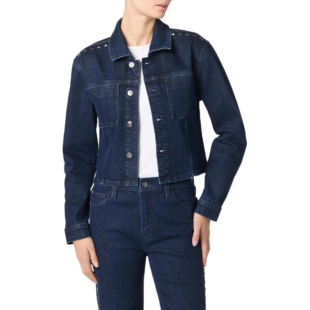 imageHUDSON womens Micro Cropped JacketChicago
