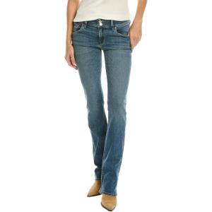 HUDSON Women’s Beth Mid Rise Baby Bootcut Jean with Back Flap Pockets(Omega)