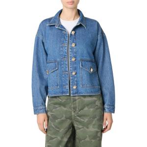 HUDSON womens 9 Karat Casual Cropped Denim Jacket(Shelley)