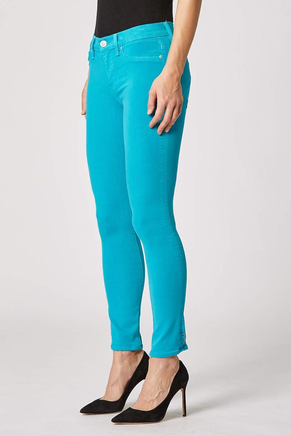 imageHUDSON Womens Nico Mid Rise Skinny Cropped JeanBlue Daisy