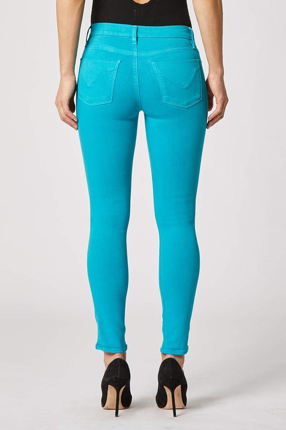 imageHUDSON Womens Nico Mid Rise Skinny Cropped JeanBlue Daisy