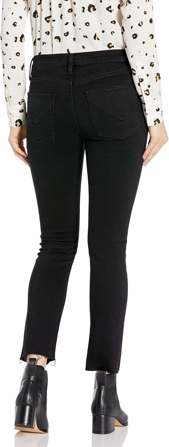 imageHUDSON Womens Nico Mid Rise Skinny Raw Hem JeanHigh Hopes