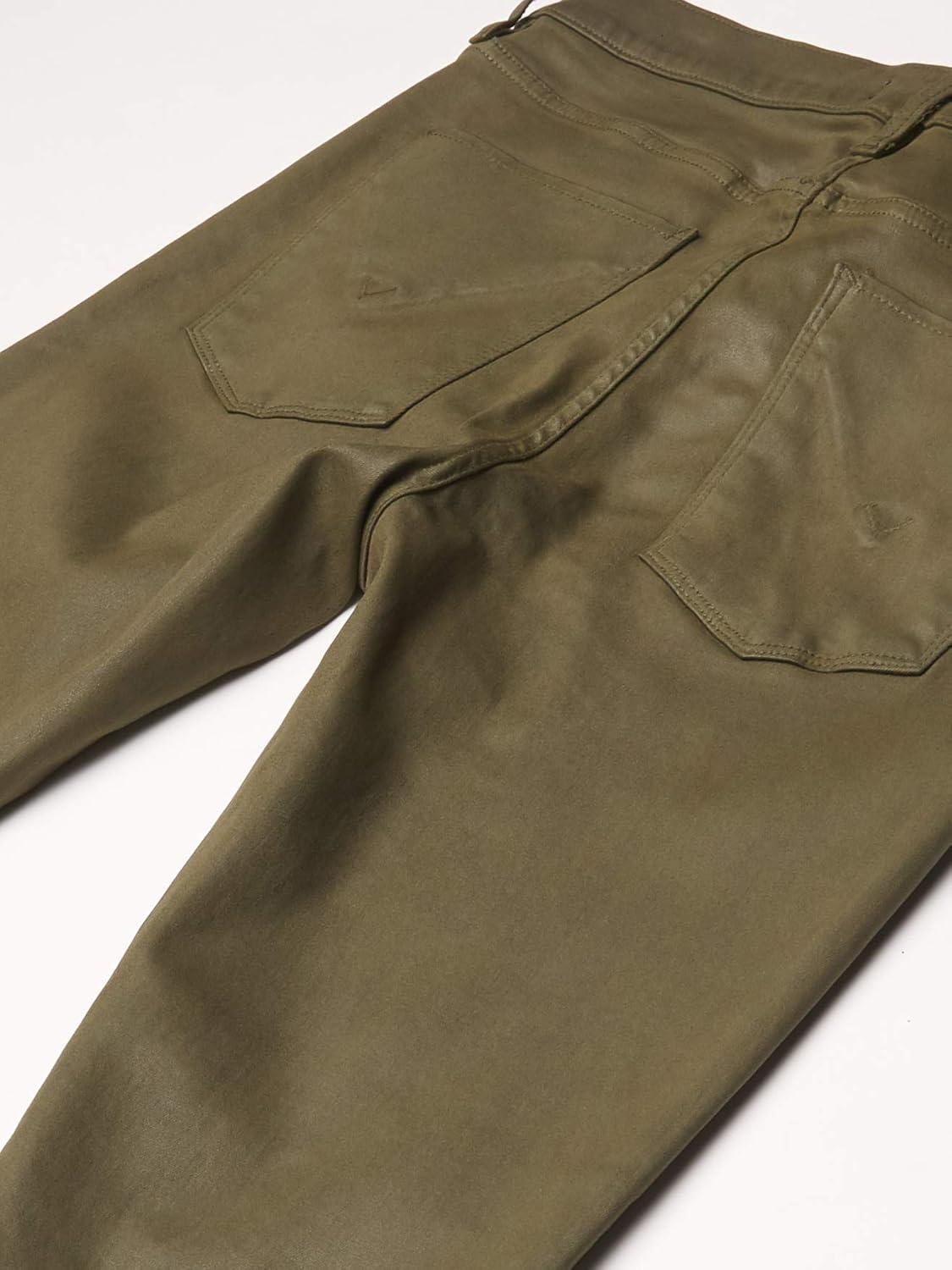 imageHUDSON Womens Nico Mid Rise Super Skinny Ankle JeanHigh Shine Army