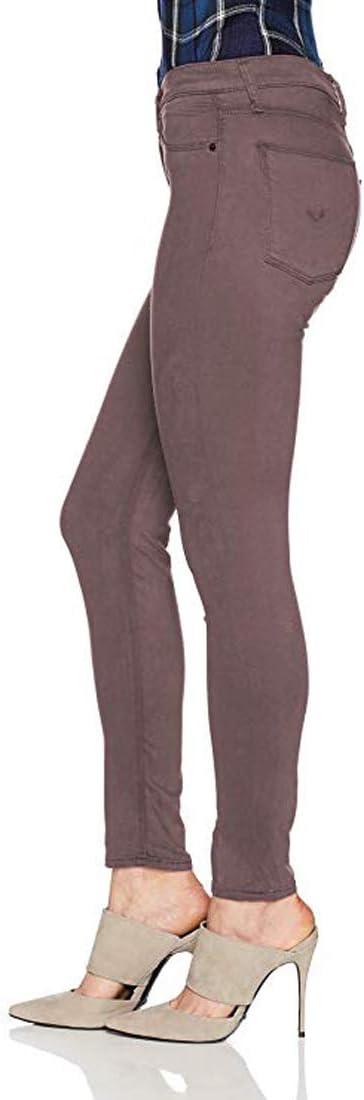 imageHUDSON Womens Nico Mid Rise Super Skinny Ankle JeanUmber