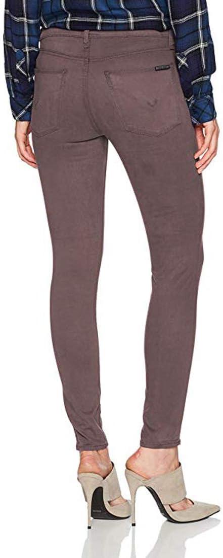 imageHUDSON Womens Nico Mid Rise Super Skinny Ankle JeanUmber