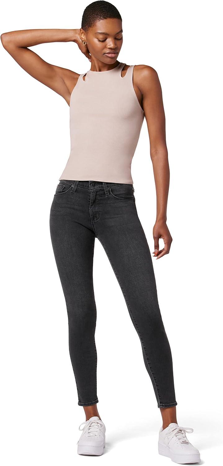 imageHUDSON Womens Nico Mid Rise Super Skinny JeanDivine