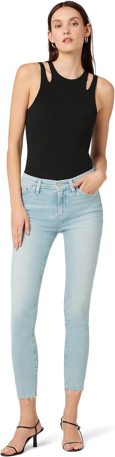 imageHUDSON Womens Nico Midrise Super Skinny Cropped JeanBaby Love