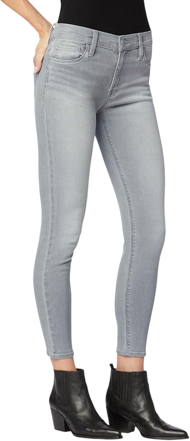 imageHudson Womens Nico Mid Rise Super Skinny JeanSilver Fields