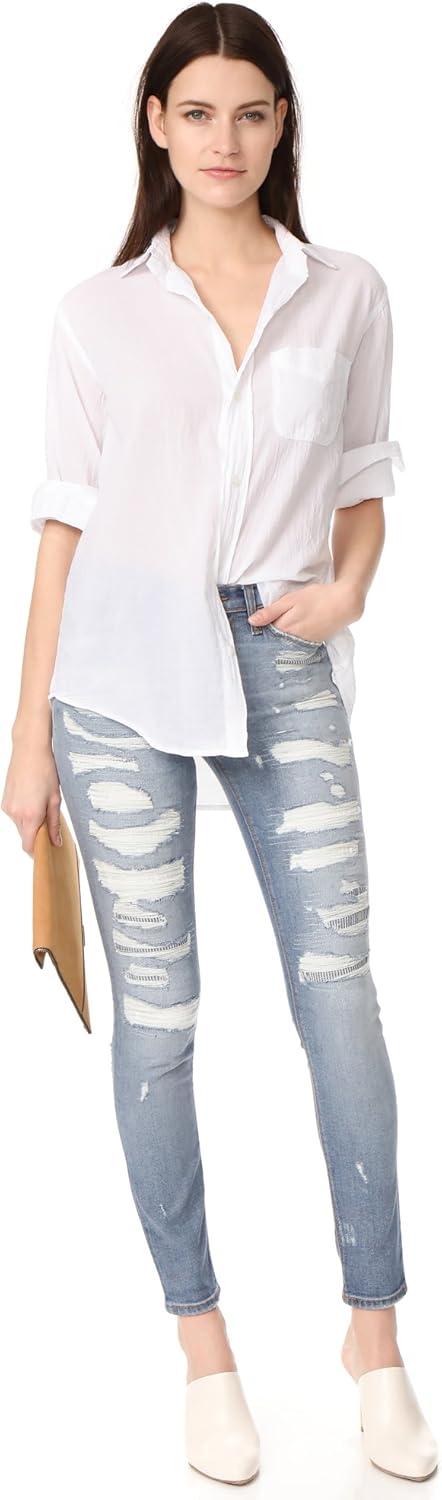 imageHudson Womens Nico Mid Rise Super Skinny JeanSouthpaw