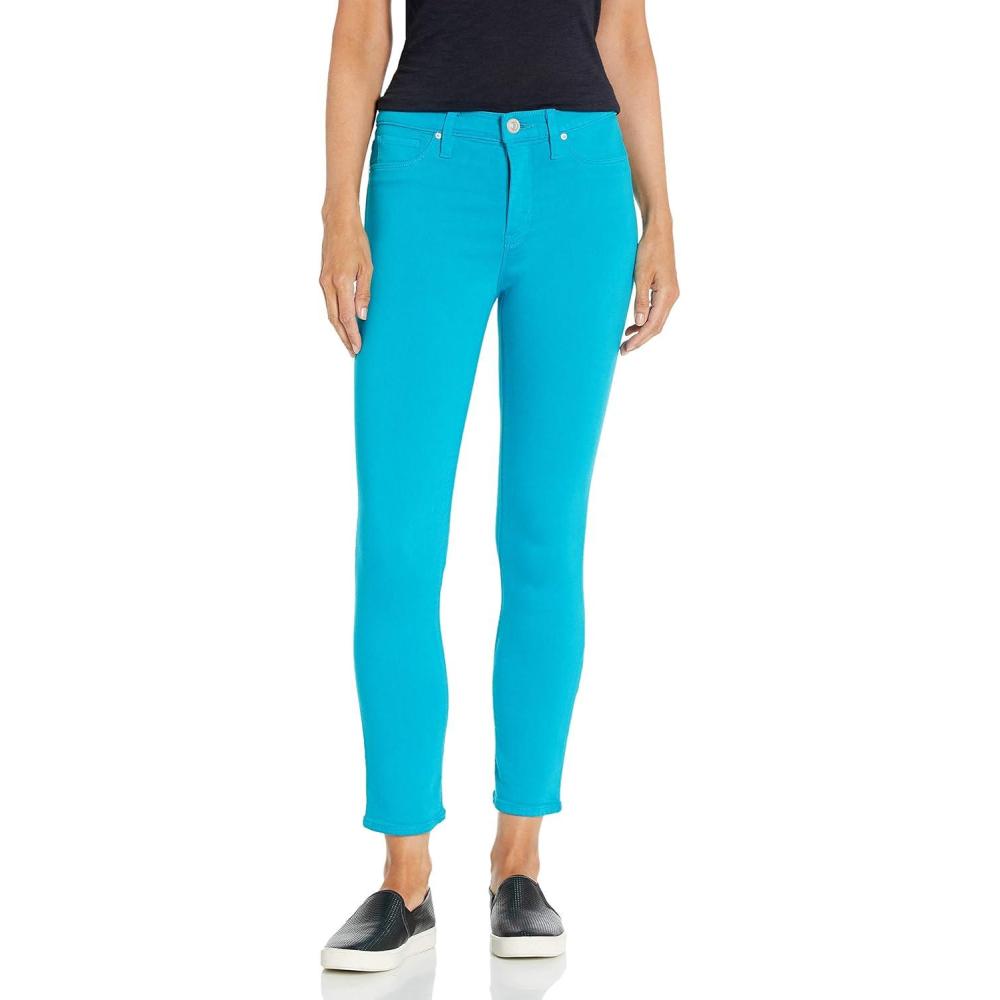 imageHUDSON Womens Nico Mid Rise Skinny Cropped JeanBlue Daisy