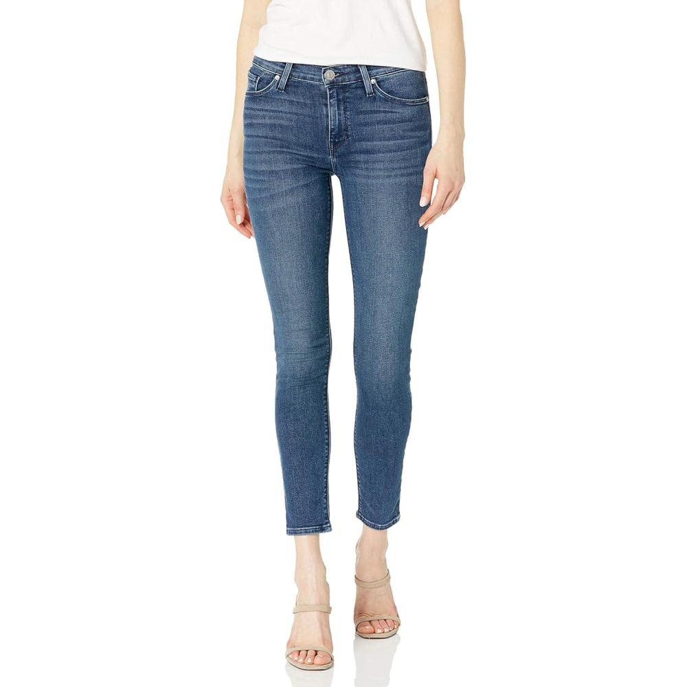 imageHUDSON Womens Nico Mid Rise Super Skinny Ankle JeanCarlton