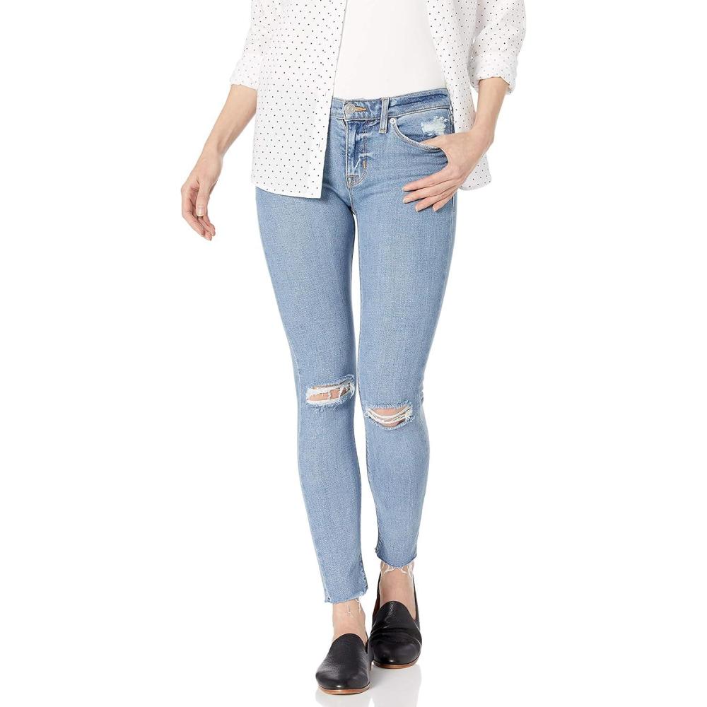 imageHUDSON Womens Nico Mid Rise Super Skinny Ankle JeanHooligan