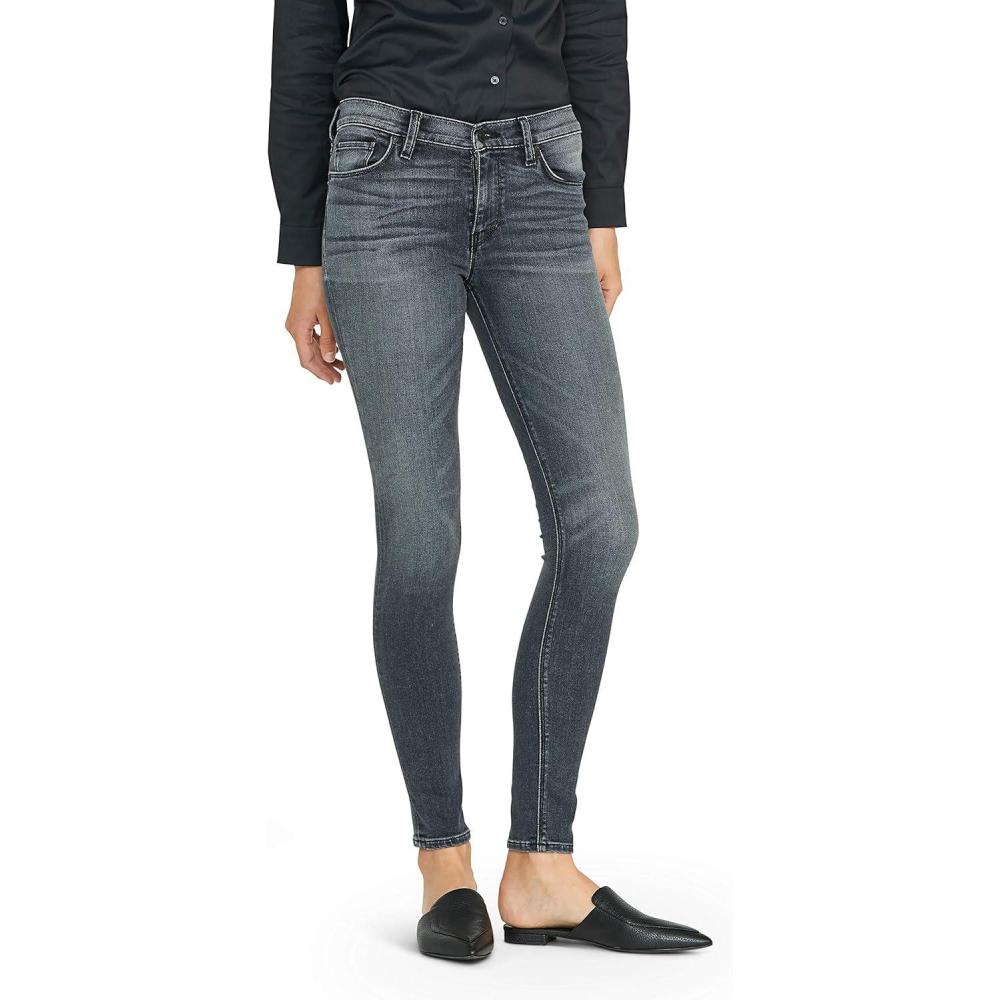 imageHUDSON Womens Nico Mid Rise Super Skinny JeanJet Fuel
