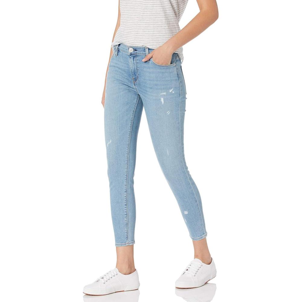 imageHUDSON Womens Nico Midrise Super Skinny Cropped JeanHeavenly