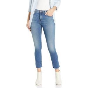 HUDSON Women’s Nico Mid Rise, Skinny, Raw Hem Jean(Righteous)