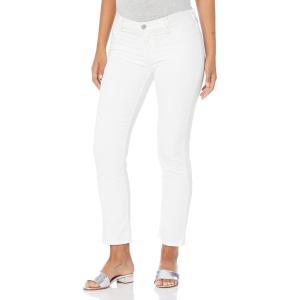 HUDSON Women’s Nico Midrise, Straight Ankle Maternity Jean(White)
