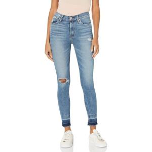 Hudson Women’s Nico Mid Rise Super Skinny Jean(Roses)