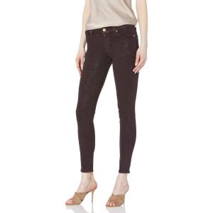 Hudson Women’s Nico Midrise Skinny Jean with Supple Gold-Sparkle Coating(Tactics)
