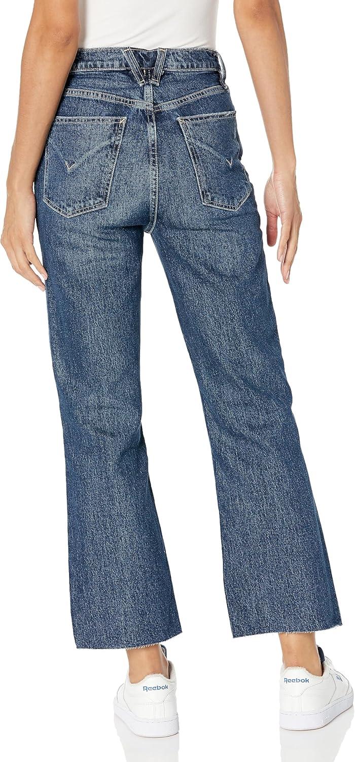 imageHUDSON Womens Faye Ultra High Rise Bootcut Crop JeanNaval