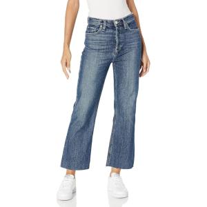 HUDSON Womens Faye Ultra High Rise Bootcut Crop Jean(Naval)