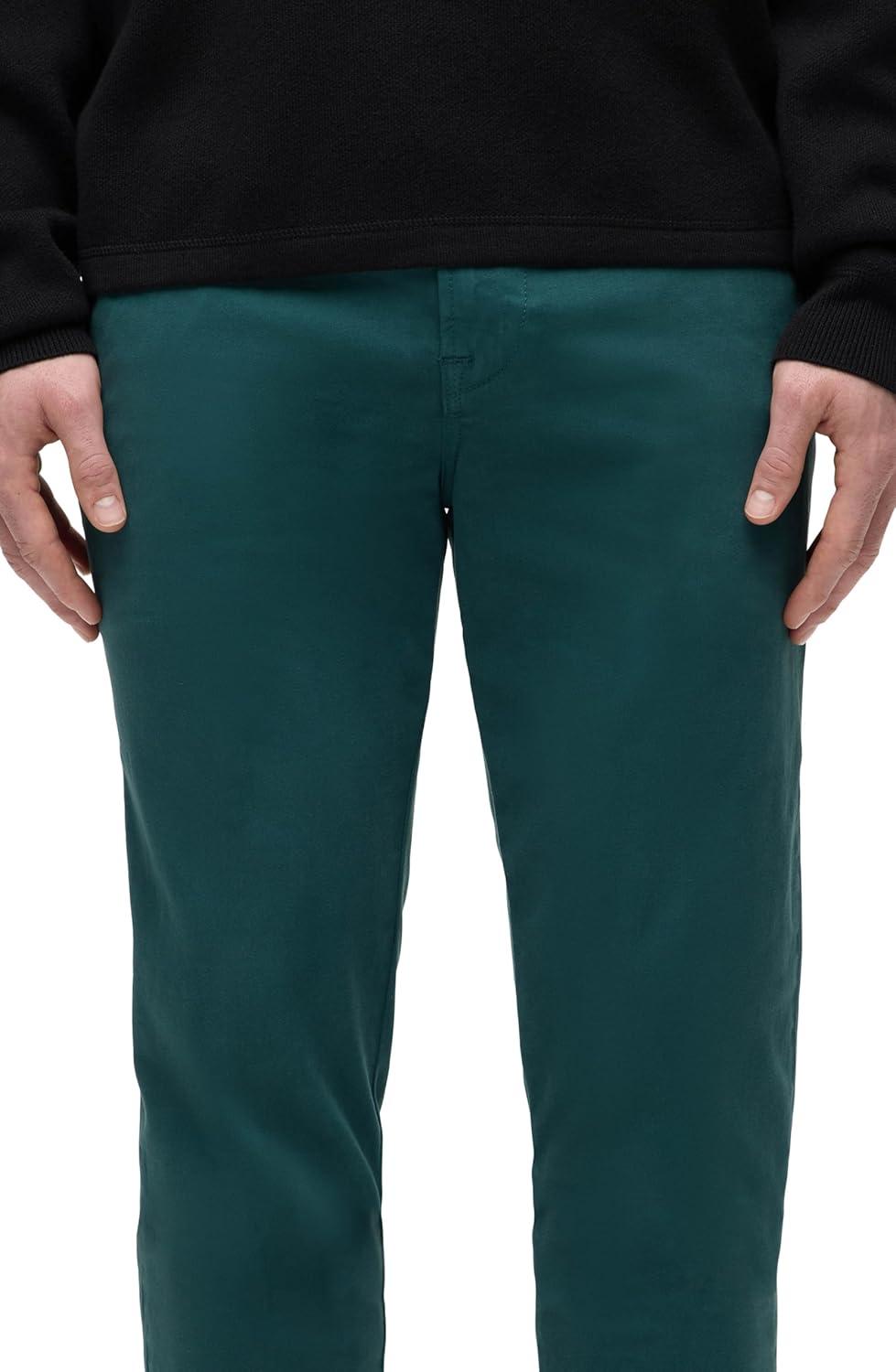 imageHUDSON Mens Classic Slim Straight ChinoDeep Teal