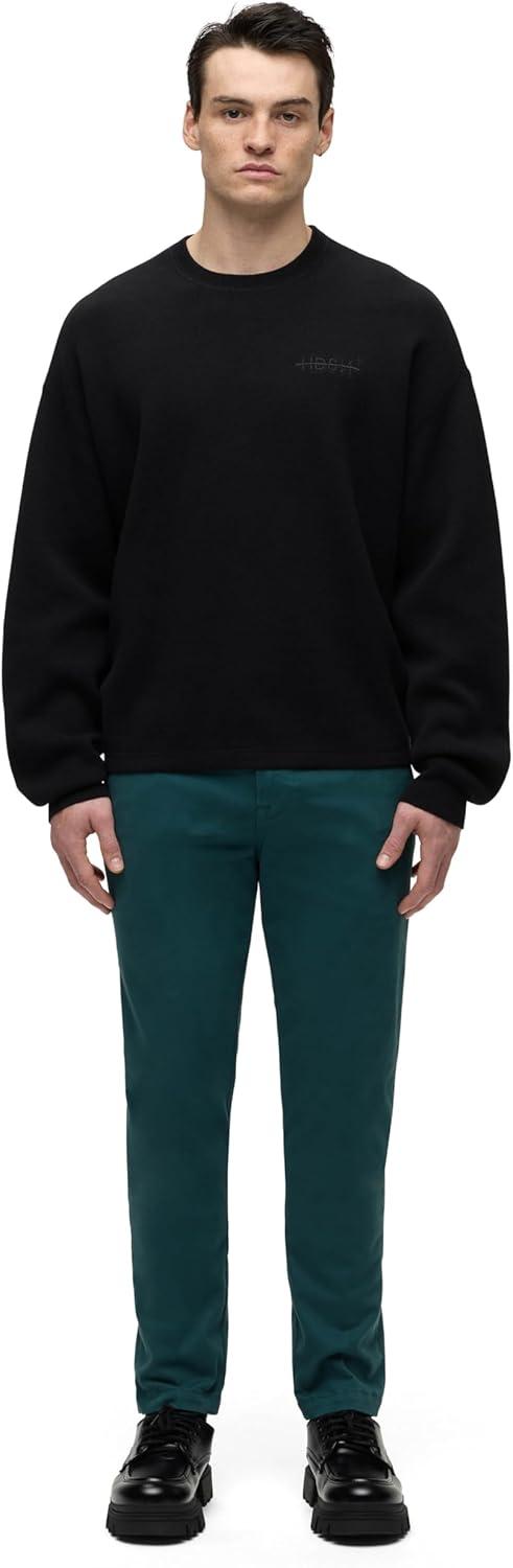 imageHUDSON Mens Classic Slim Straight ChinoDeep Teal