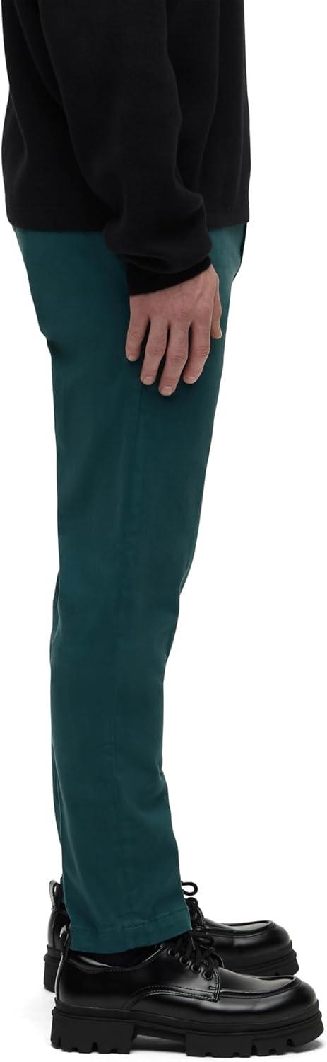 imageHUDSON Mens Classic Slim Straight ChinoDeep Teal