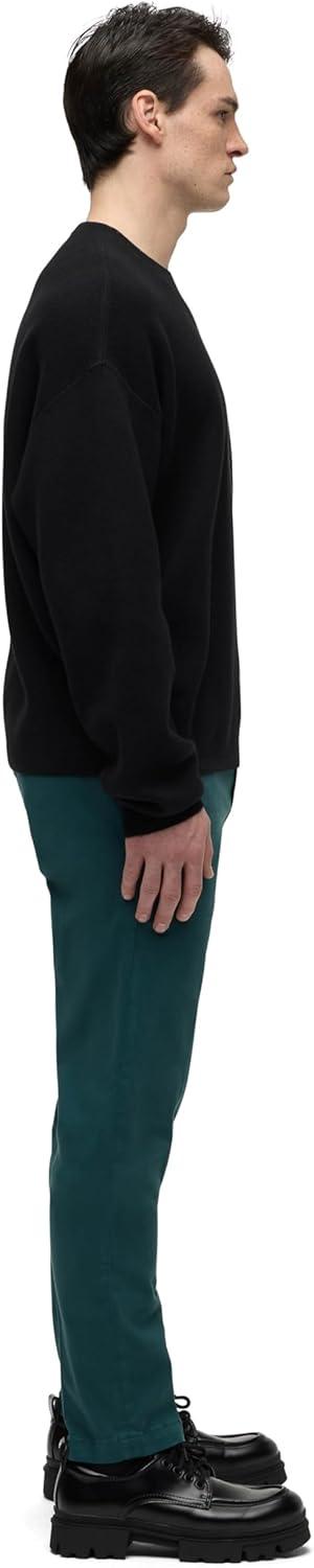 imageHUDSON Mens Classic Slim Straight ChinoDeep Teal