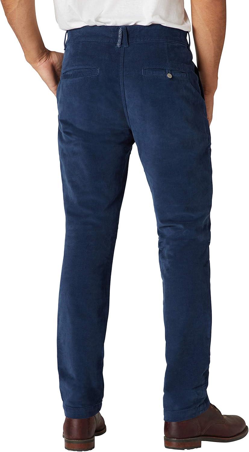 imageHUDSON Mens Classic Slim Straight ChinoFrench Navy