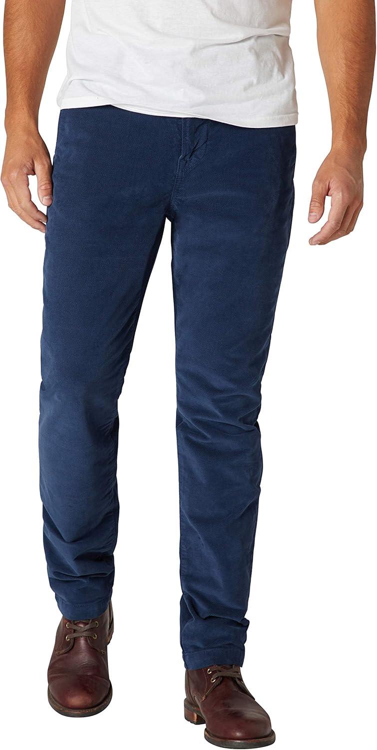 imageHUDSON Mens Classic Slim Straight ChinoFrench Navy