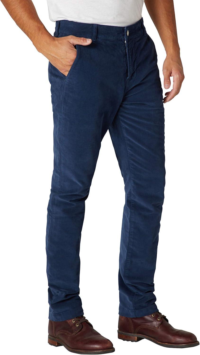 imageHUDSON Mens Classic Slim Straight ChinoFrench Navy