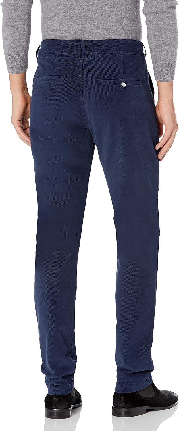 imageHUDSON Mens Classic Slim Straight ChinoFrench Navy