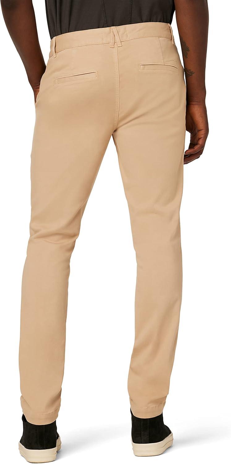 imageHUDSON Mens Classic Slim Straight ChinoMocha