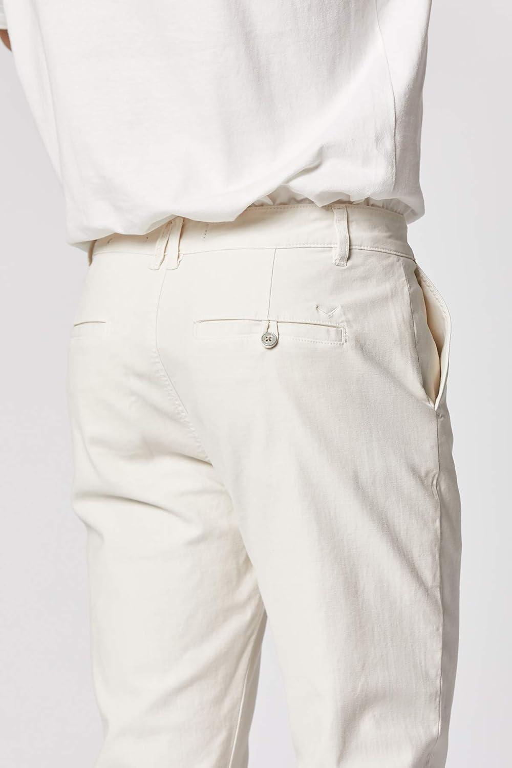 imageHUDSON Mens Classic Slim Straight ChinoNatural